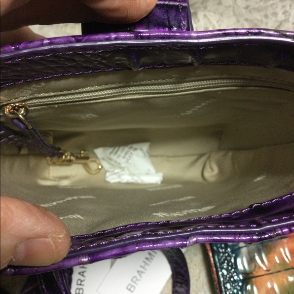 FINAL$ NWT BRAHMIN ULTRAVIOLET CROSSBODY & AWESTRUCK WALLET- bundle offer only - Picture 6 of 9